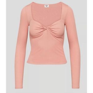 Sunday Best Lula Long Sleeve Top| XS in Heirloom Pink